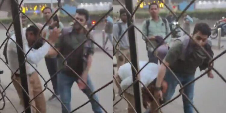 Drunk Man Assaults Traffic Police in Pune; Video Goes Viral, Sparks Outrage